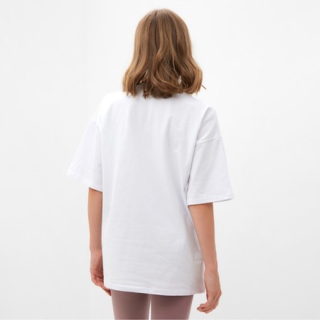 Women's T-shirt Basic Line Color White, rr 52-4
