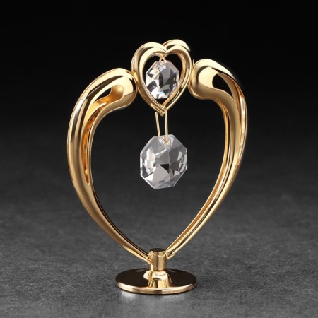 Souvenir "Heart", with crystals-1