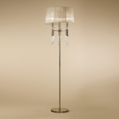 Tortra Tiffany, E27, G9, 6x20, 5W, 1750 mm, Antique brass color-1