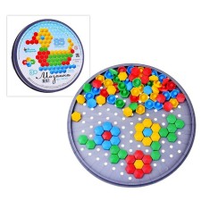 Hexagonal mosaic, 85 elements (round layer)