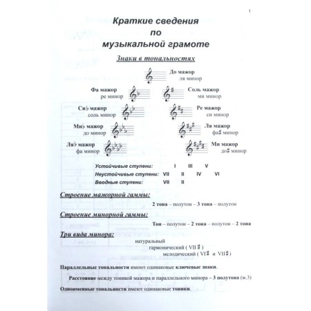 Workbook. Solfeggio 4th grade. Kalinina G. F.-1
