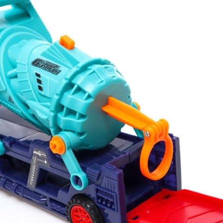 TruckBlaster truck shoots soft bullets, with cars, launching-7