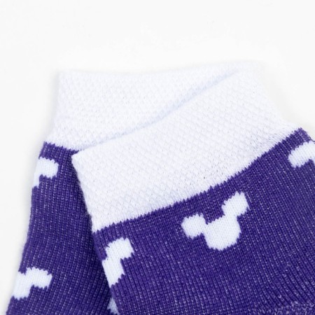 Socks Mickey Mouse, purple, 10-12 cm-1