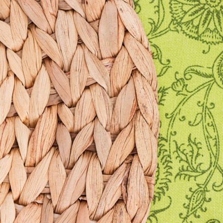 Serving napkin, d = 37 cm, water hyacinth-2