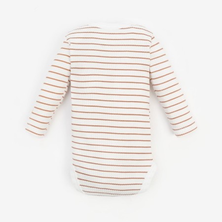 Body with a long sleeve of the crumb I, Basic Line, height 68-74 cm, beige strip-6