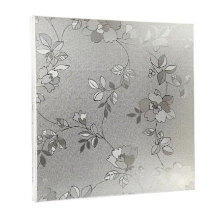 Photo album magnetic 20 sheets "silver flowers" to leatherette 5.5x35x33 cm-4