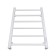 The electric heated towel -sprayer "Sanprise" Aurora P6, 400x700 mm, universal, white