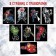 Set for creativity with the tasks of "engravings", color background, 8 engravings, avengers