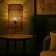 Lamp wall -mounted from a rattan "grid" 1x120W, E27, 24x14x40 cm