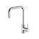 Kitchen mixer Zipponi Dali, with a side lever, l-spike, color chromium