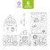 House-painting 3 in 1 "Smeshariki", a set for creativity