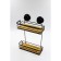 Wall shelf 2-tier Joy Home, with suction cups, bamboo