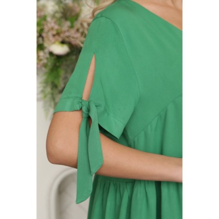 Women's dress, size 46, green color-13