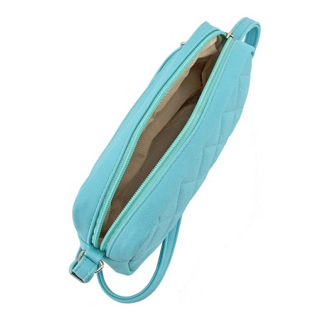 Female bag, artificial leather, blue 20x6x12 cm-1