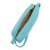 Female bag, artificial leather, blue 20x6x12 cm