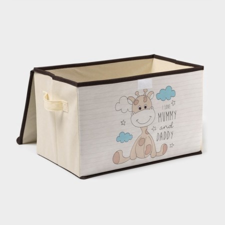 Stellyer box for storage with a lid "Girafics", 38 × 25 × 24 cm-2