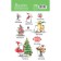 Paper stickers "New Year's History", 11 x 18 cm, New Year