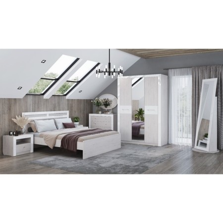 Mirror hinged "Amelie No. 4", 880 × 560 mm, color ash anchor light light-1