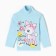 Turtleneck for girls, color light blue, height 104 cm
