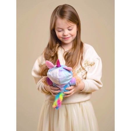 Soft toy "Bear in a suit of a unicorn", 20 cm-6