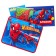 Plastic folder with A4 handles, on a zipper, 75x330x260 mm, spider-man