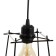 Bayerlux lamp "Angelo" 1x40W E27 Black 18x18x70cm