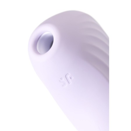 Vacuum-wave contactless stimulator of the Satiffyer Pearl Diver, silicone, purple color-7