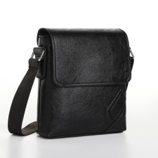 Male bag, black color