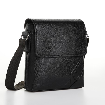 Male bag, black color
