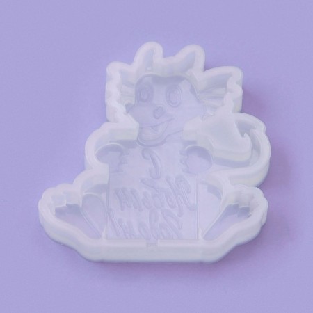 Silicone Mold for candy and chocolate "Dragon with a sign 2024"-2