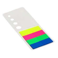Bookmarks with adhesive edge layers. 18.75x50 mm, Erichkrause 