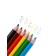 Color pencils, plastic, 6 -zv mini, hexagonal bukibyaki