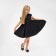 Dress elegant children's KAFTAN, p. 32 (110-116 cm), black