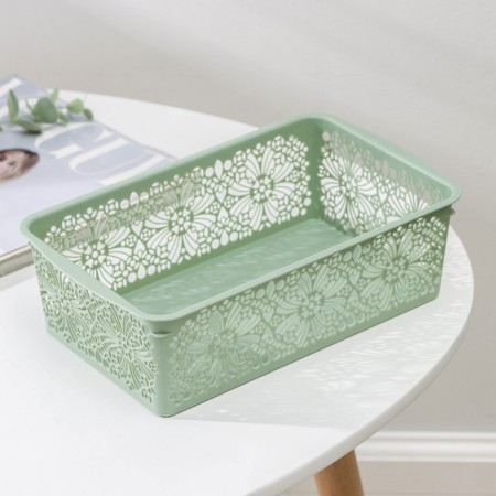 Floral storage basket, 25 × 15 × 7.5 cm, mix color-9
