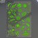 Plastic sticker phosphorus "Bright cosmos" mix 27x15.5 cm