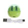 Wireless headphones R20, TWS, inserts, BT 5.3, 30/200 mAh, noise reduction, green