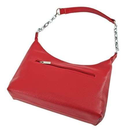 Women's bag B2809-77110, red color, artificial leather, 27x9x16 cm-2