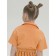 Jumper for girls, height 104 cm, orange color