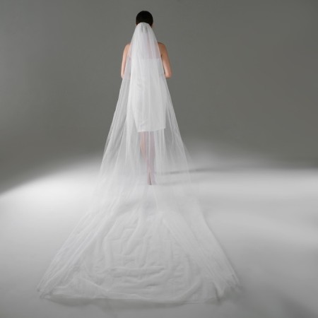 Fata "Tenderness", white, 3x1.5 m, polyester-1