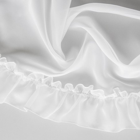 Tulle "vintage", size 400x270 cm, white color-3