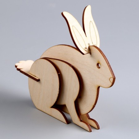 3D puzzle "Young genius: collect a rabbit"