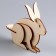 3D puzzle "Young genius: collect a rabbit"