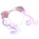 Carnival rim "girl" with colored strands