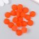 DECOR for creativity PVC "Half of raspberries" set of 20 pcs 1.1x1.1x0.6 cm
