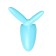 Furniture hook CAPPIO Rabbit, two -rod, blue