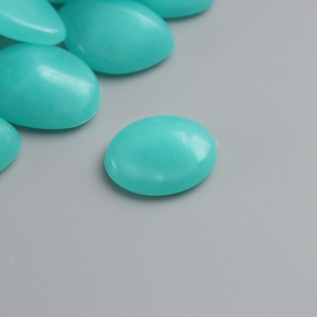Decor for creativity plastic shines in the dark "Blue pebbles" set 12 pcs-2