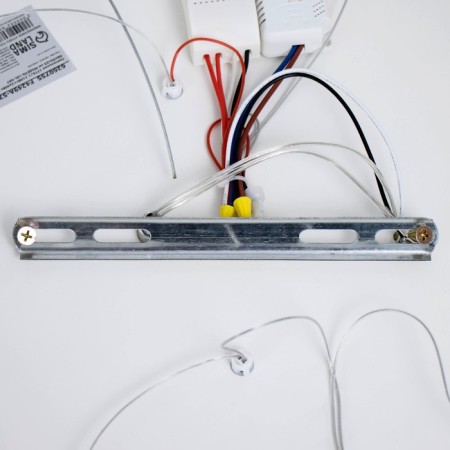 Lamp "Sputnik" 1XLED 110W Dimmer+2x40W E14 gray-blue 68x55x33 cm Bayerlux-9