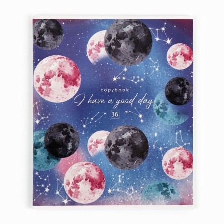 Notebook A5, 36 liters on the paper clip No. 1 MIX "September 1: Universe"-6
