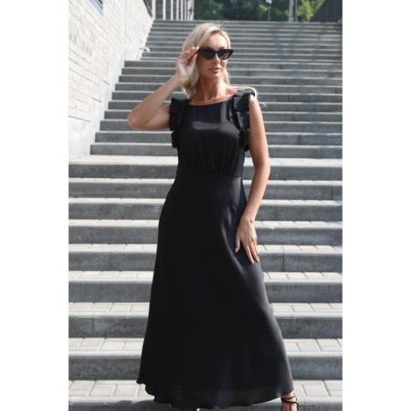Women's dress, size 44, black color-10
