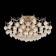 Ceiling Ceiling ST LUCE. SL659.302.09. Fruitti. 9x40 watts, E14, 85x85x20 cm, golden color